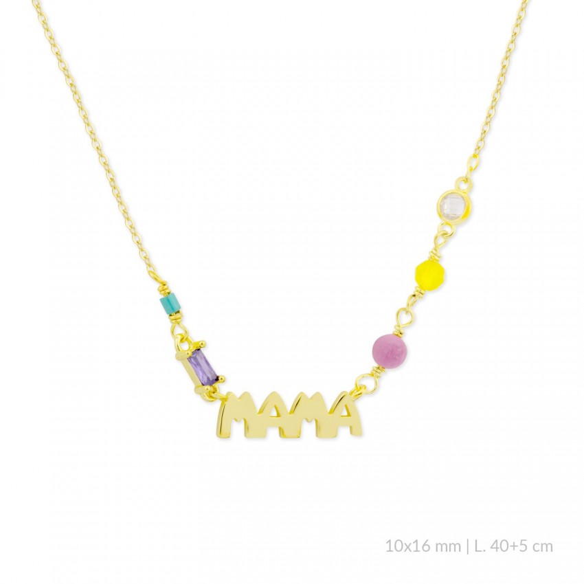 Gargantilla de Plata de Ley con circonitas