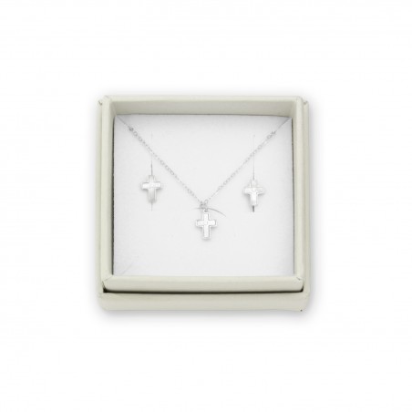 Juego de Plata de Ley - Pendientes y gargantilla