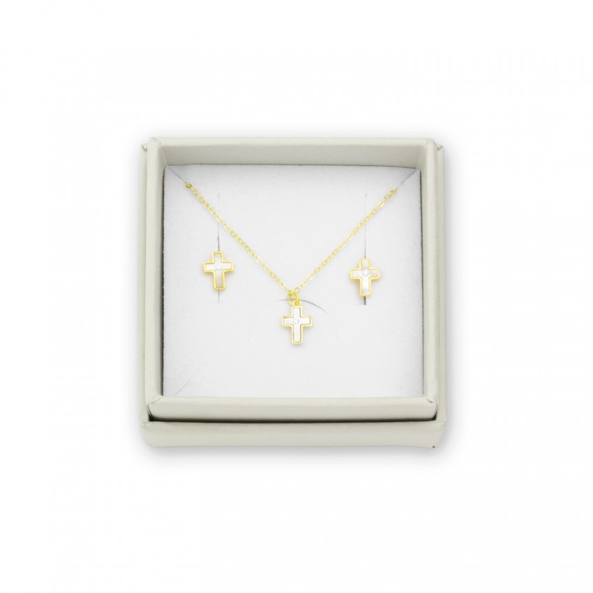 Juego de Plata de Ley - Pendientes y gargantilla