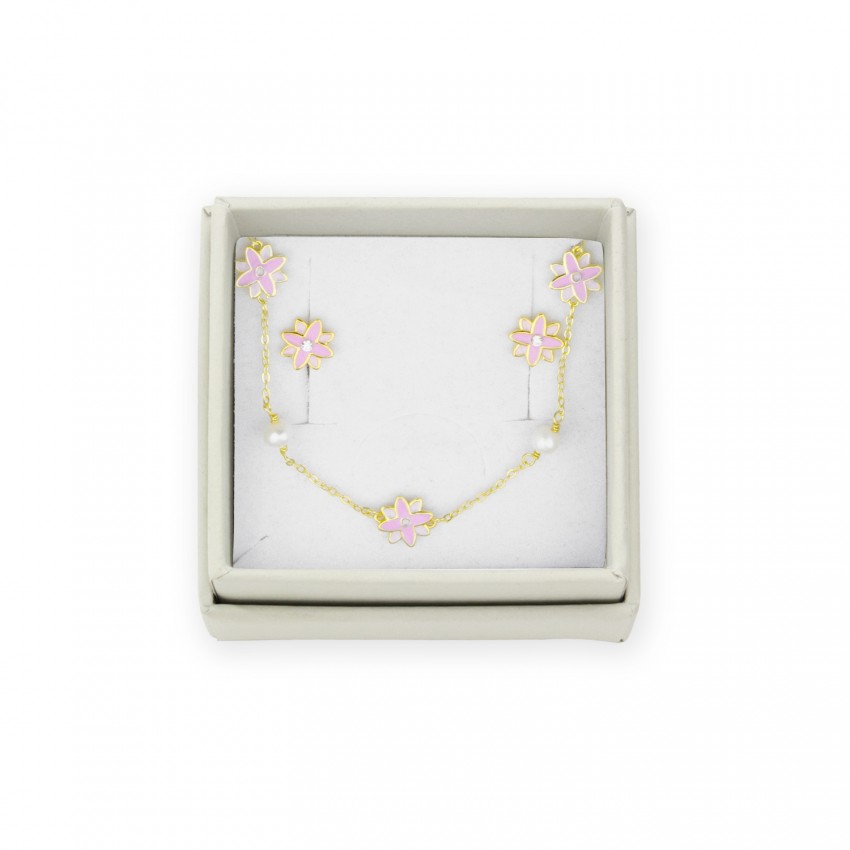 Juego de Plata de Ley - Pendientes y gargantilla