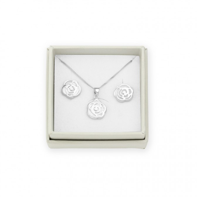 Juego de Plata de Ley y nácar