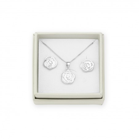 Juego de Plata de Ley y nácar