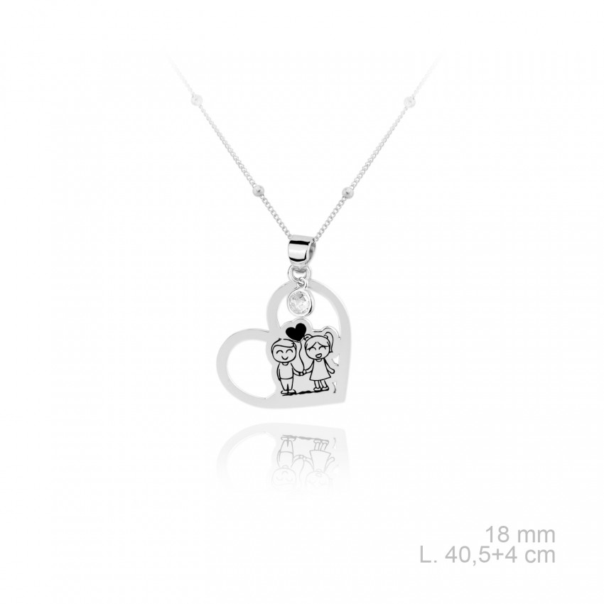 Gargantilla de Plata de Ley 