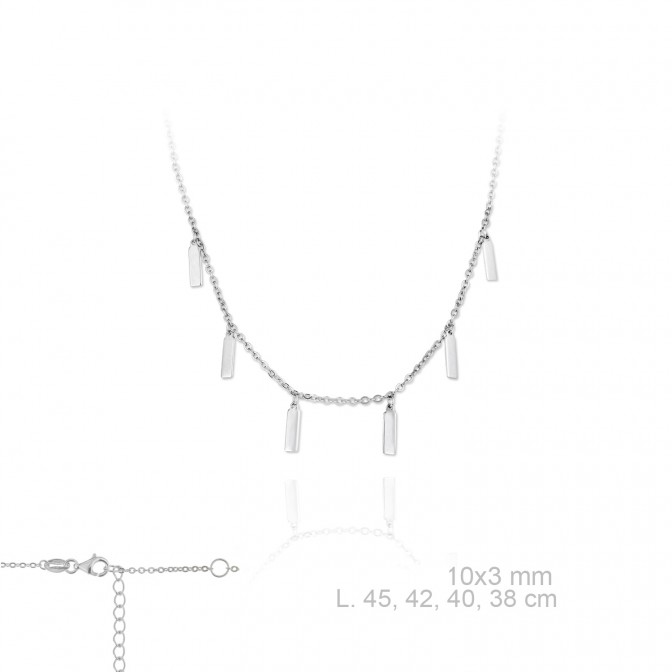 Gargantilla de Plata de Ley 