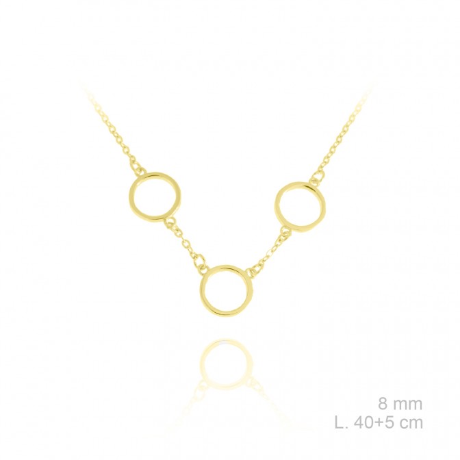 Gargantilla de Plata de Ley y circonitas