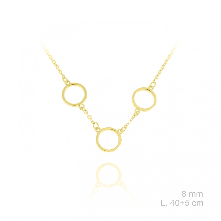 Gargantilla de Plata de Ley y circonitas