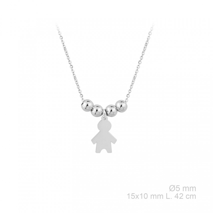 Gargantilla de Plata de Ley 