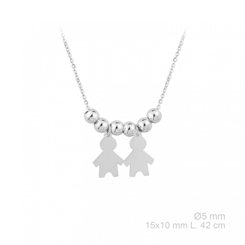 Gargantilla de Plata de Ley 