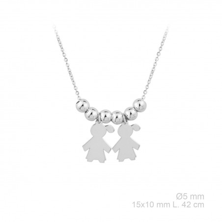 Gargantilla de Plata de Ley 