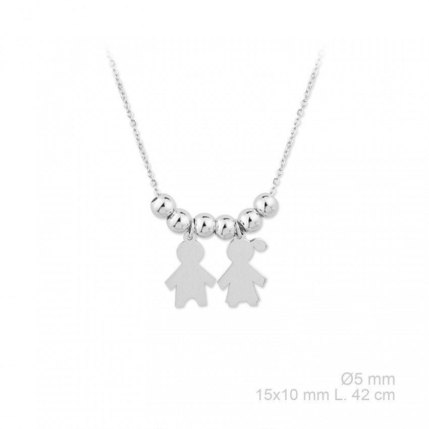 Gargantilla de Plata de Ley 