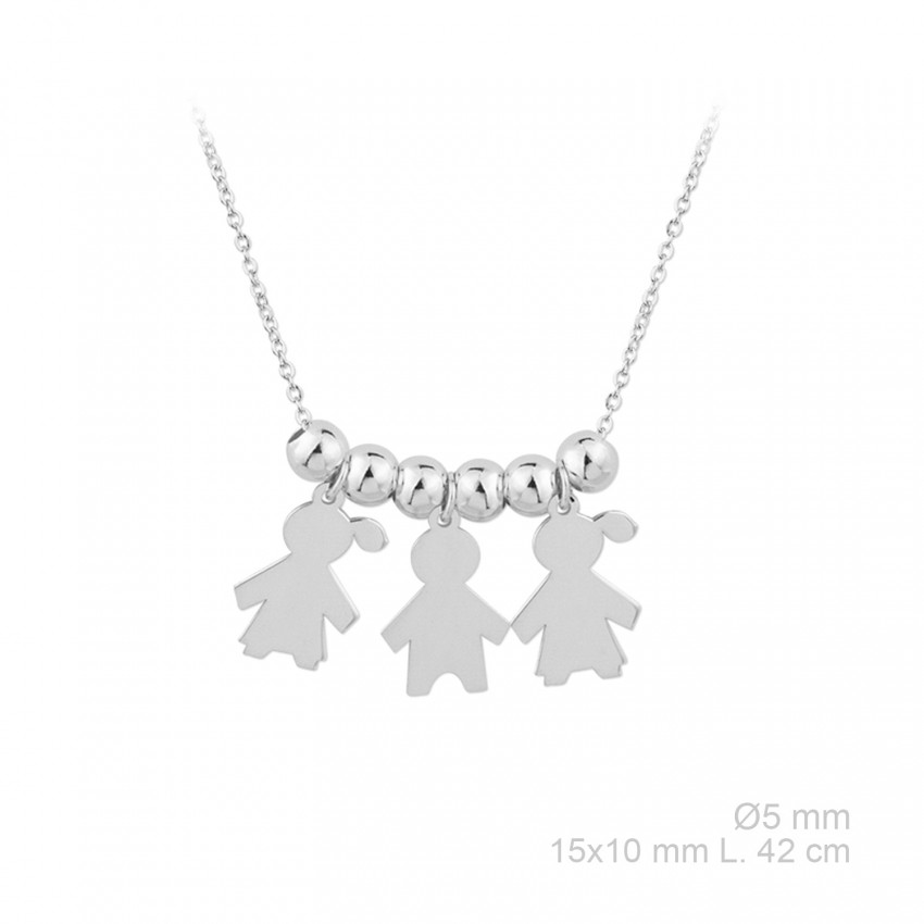 Gargantilla de Plata de Ley 