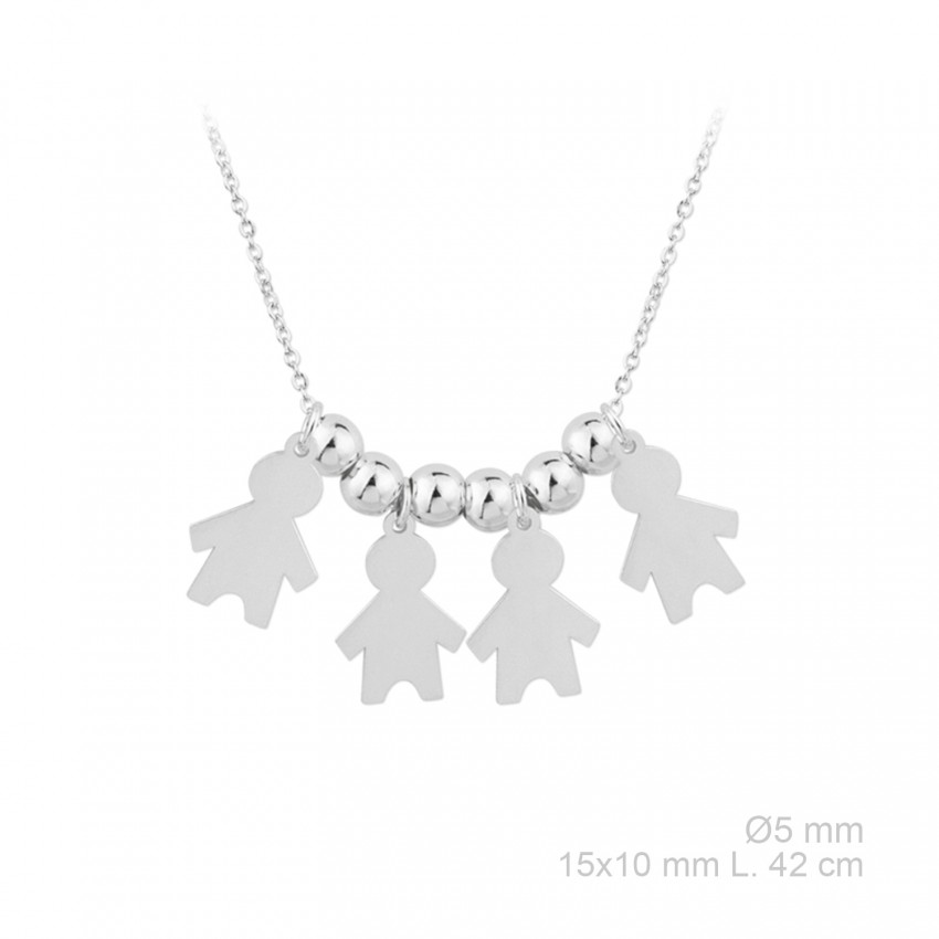 Gargantilla de Plata de Ley 