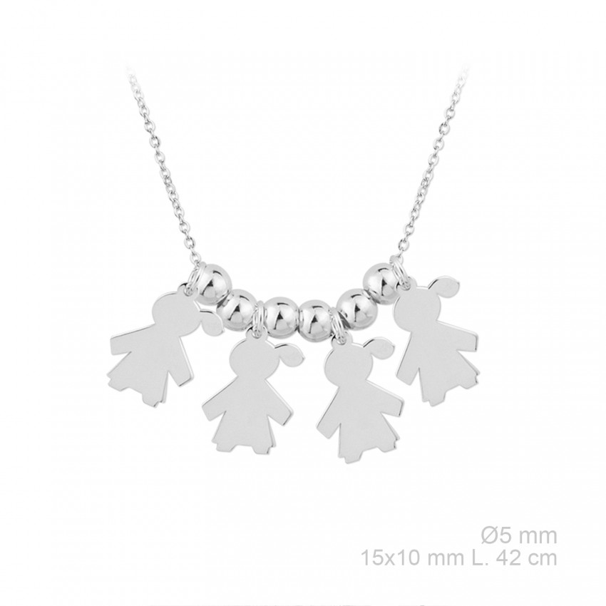 Gargantilla de Plata de Ley 