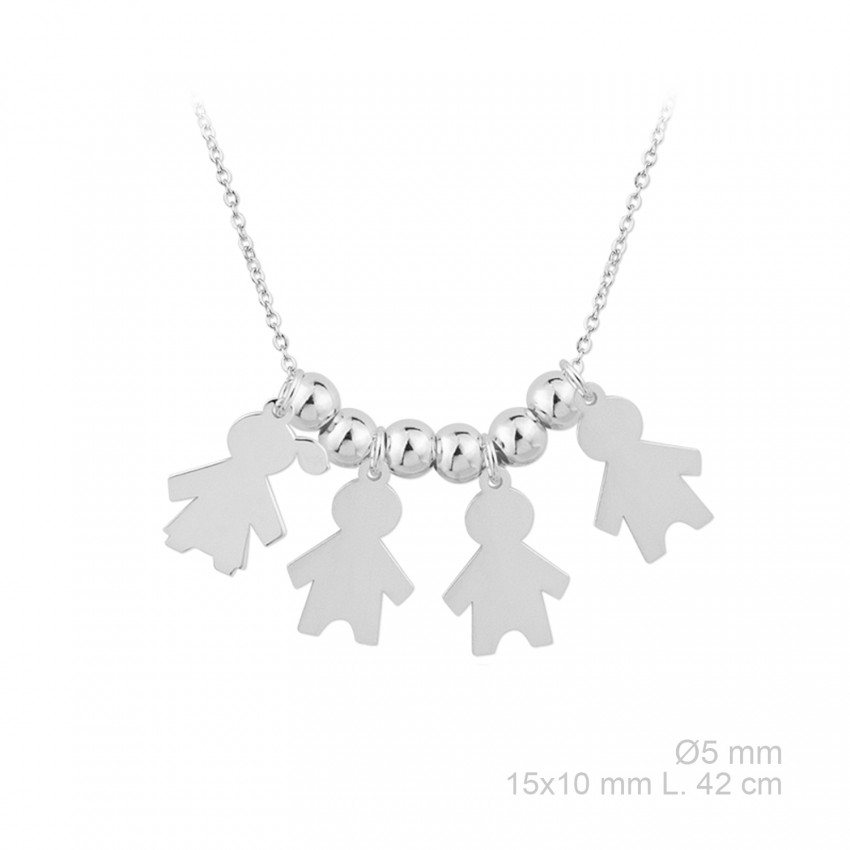 Gargantilla de Plata de Ley 