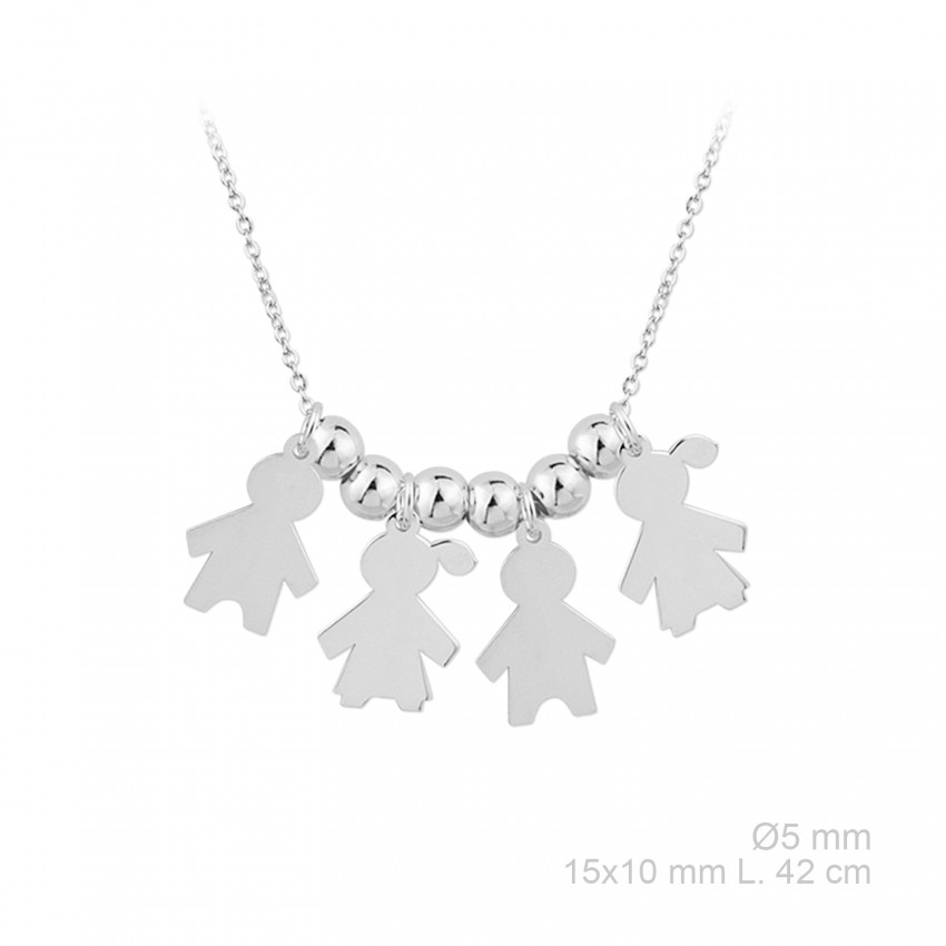 Gargantilla de Plata de Ley 