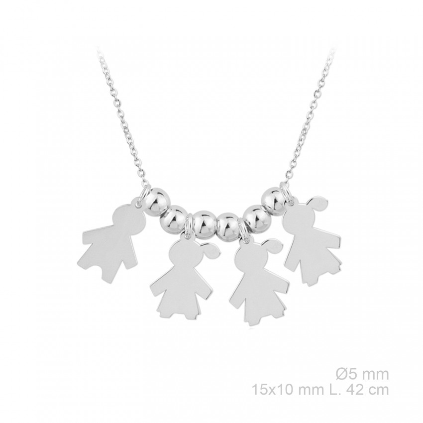 Gargantilla de Plata de Ley 