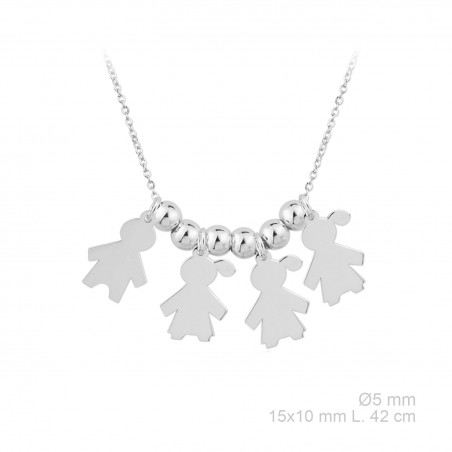 Gargantilla de Plata de Ley 