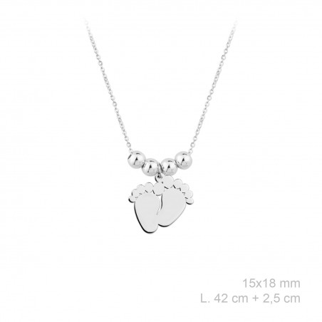 Gargantilla de Plata de Ley 