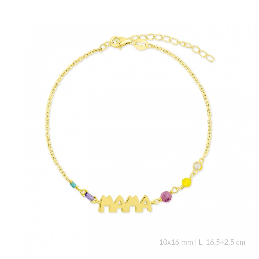 Pulsera de Plata de Ley con circonitas