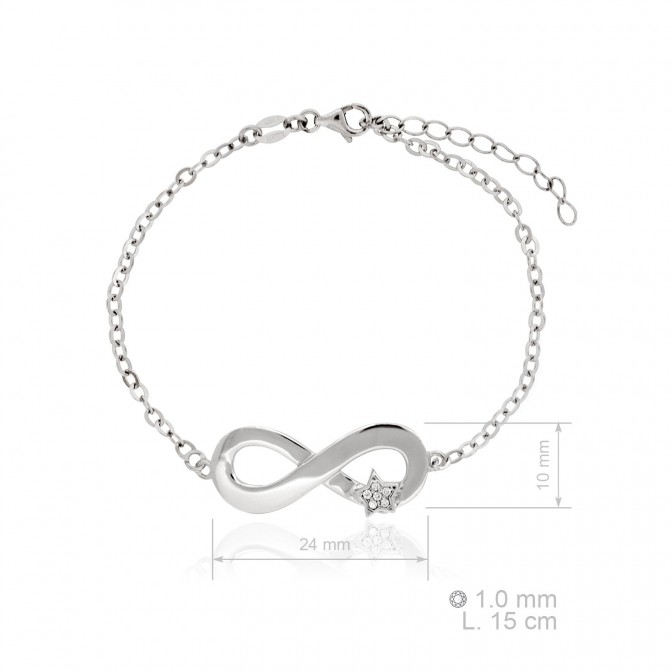 Pulsera de Plata de Ley