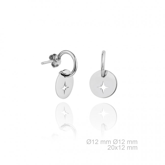 Pendientes de Plata de Ley