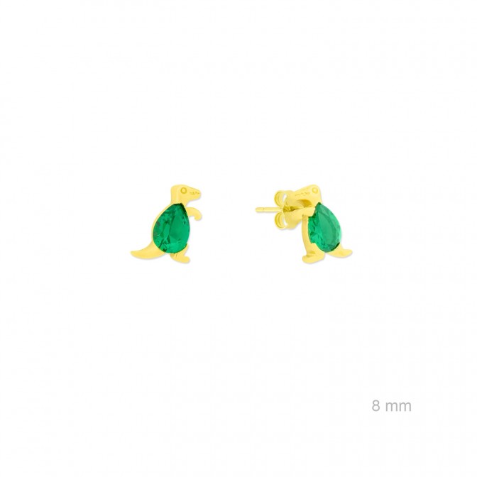 Pendientes de Plata de Ley con circonitas