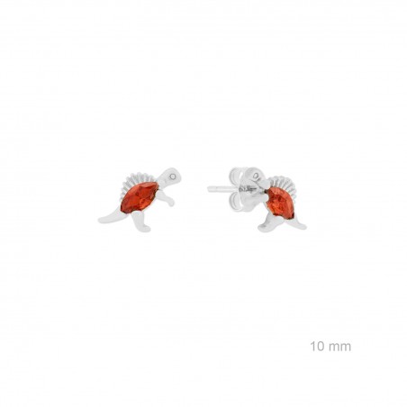 Pendientes de Plata de Ley con circonitas