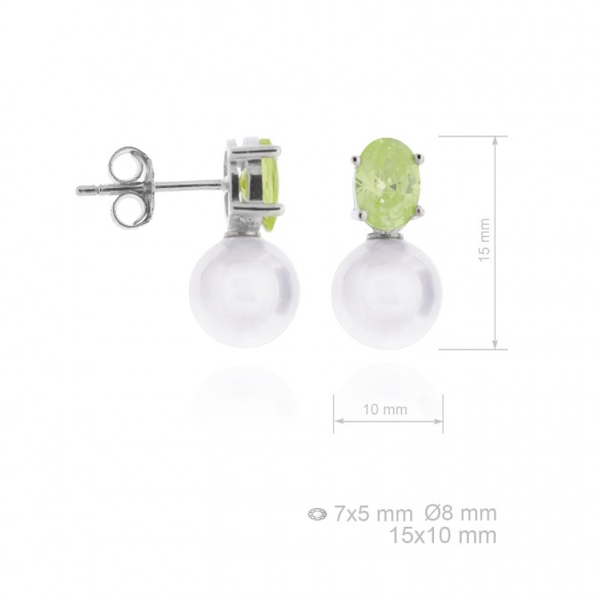 Pendientes de Plata de Ley 