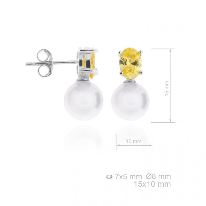 Pendientes de Plata de Ley 