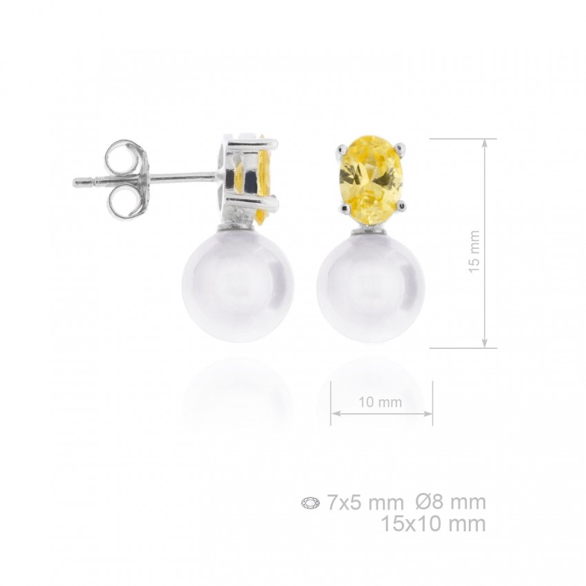 Pendientes de Plata de Ley 