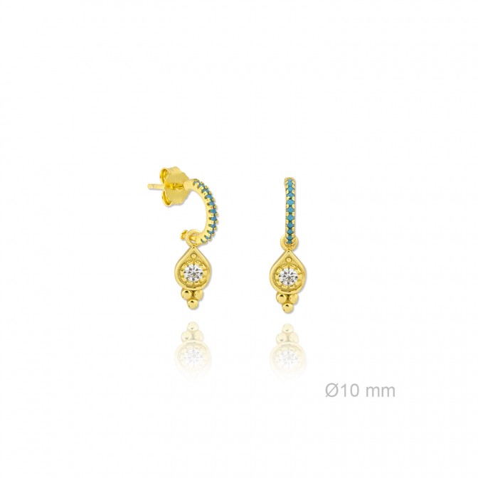 Pendientes de Plata de Ley 