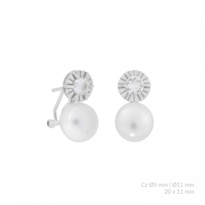 Pendientes de Plata de Ley