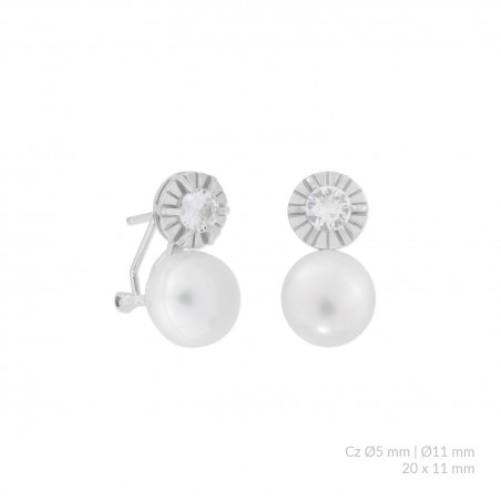 Pendientes de Plata de Ley