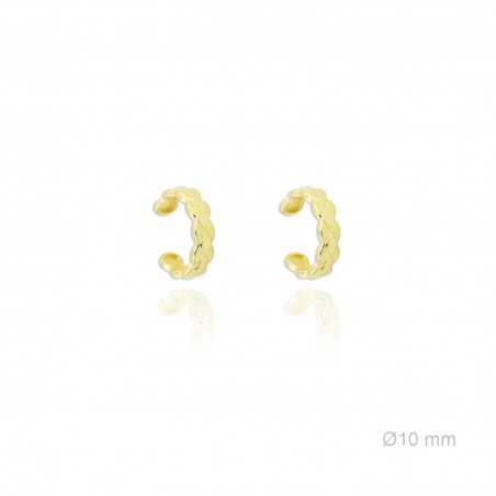 Earcuffs de Plata de Ley