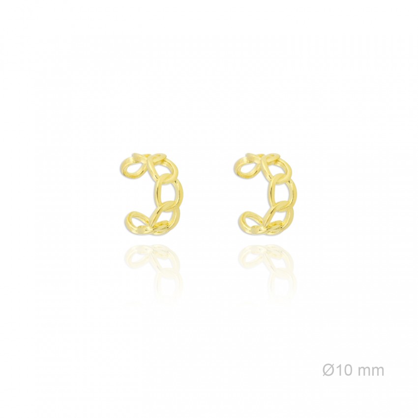 Earcuffs de Plata de Ley