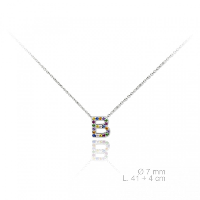 Gargantilla de Plata de Ley | B