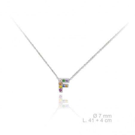 Gargantilla de Plata de Ley | F