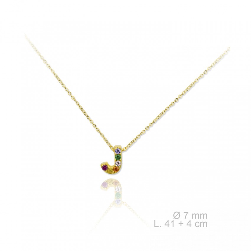 Gargantilla de Plata de Ley | J