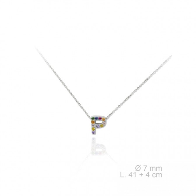 Gargantilla de Plata de Ley | P