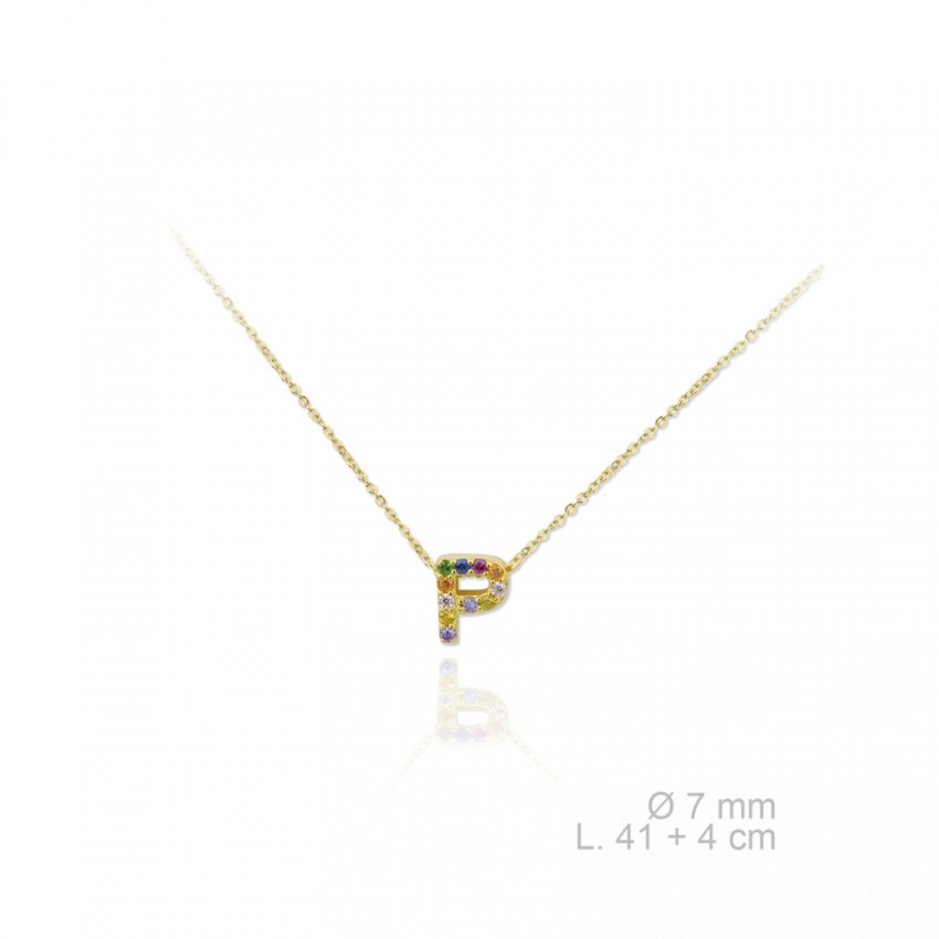 Gargantilla de Plata de Ley | P