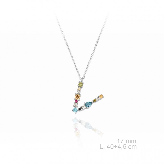 Gargantilla de Plata de Ley | V