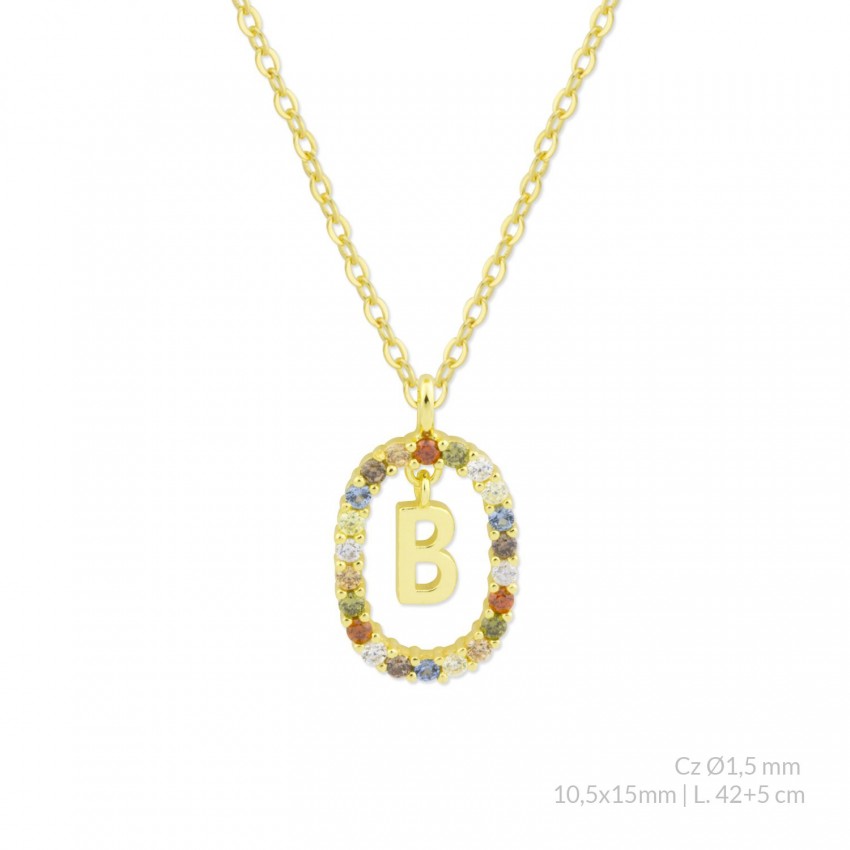 Gargantilla de Plata de Ley | B