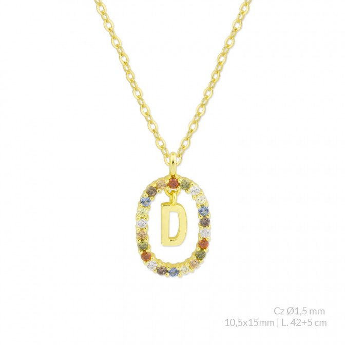 Gargantilla de Plata de Ley | D