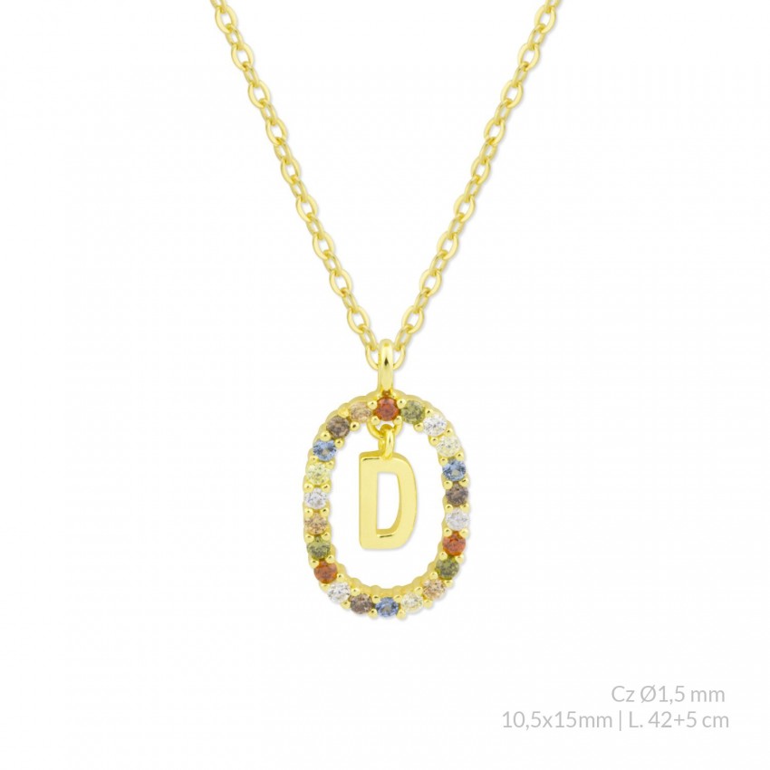 Gargantilla de Plata de Ley | D