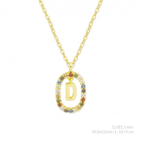 Gargantilla de Plata de Ley | D