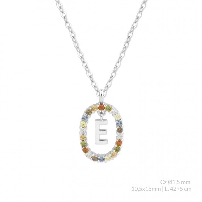 Gargantilla de Plata de Ley | E