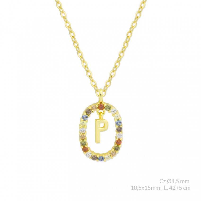 Gargantilla de Plata de Ley | P