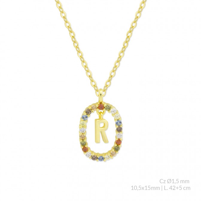 Gargantilla de Plata de Ley | R