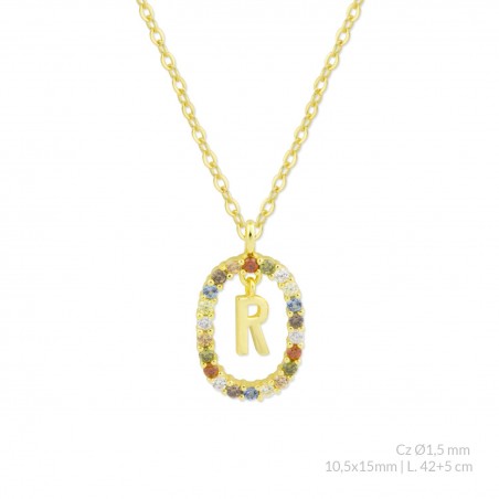 Gargantilla de Plata de Ley | R