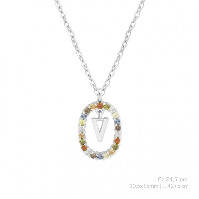 Gargantilla de Plata de Ley | V